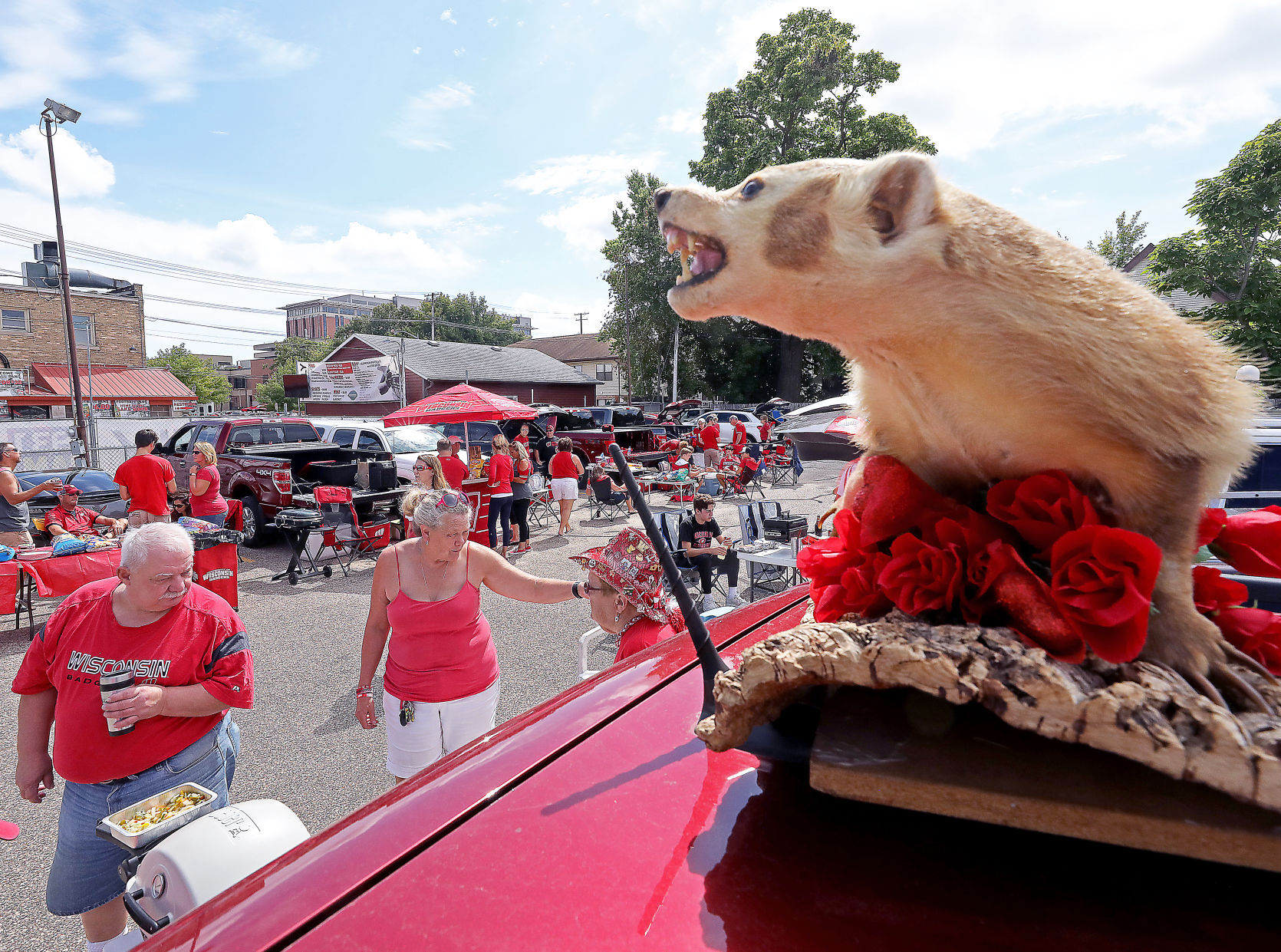 Fans walk down Regent Street ahead of 2019 UW opener